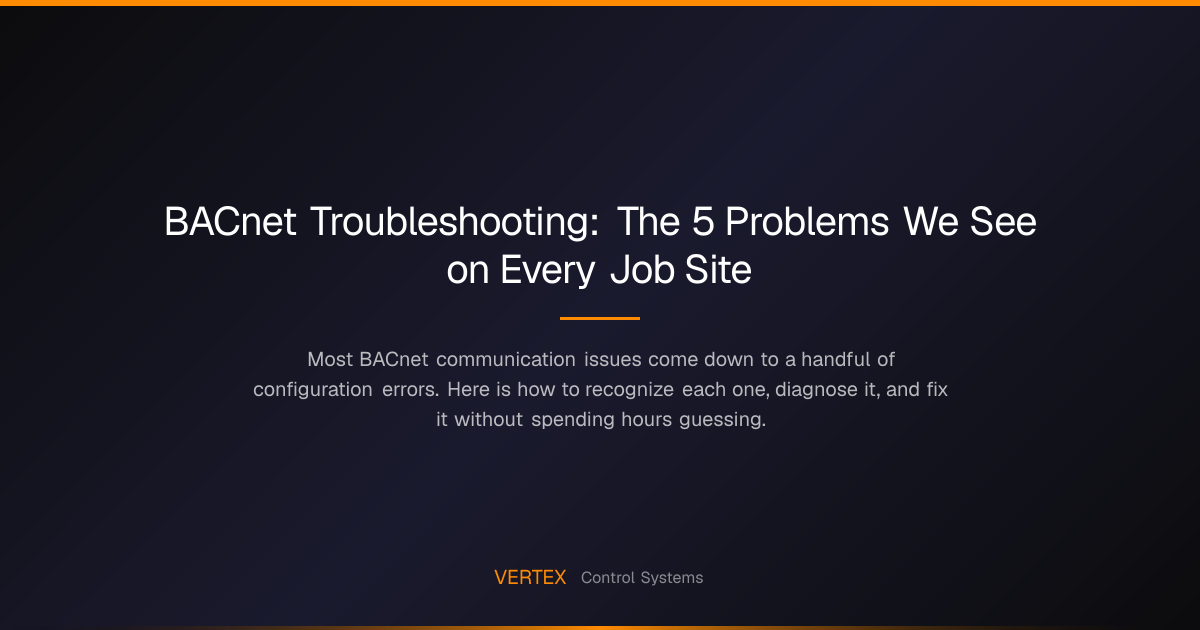 BACnet Troubleshooting: The 5 Problems We See on Every Job Site ...